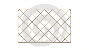 Geometric pattern composed of interconnected diagonal lines forming diamond shapes