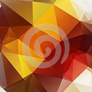 Shapes are primarily triangular, adding a sense of depth and