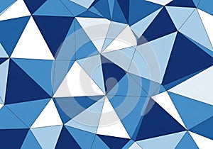 Geometric pattern composed of interlocking triangles in varying