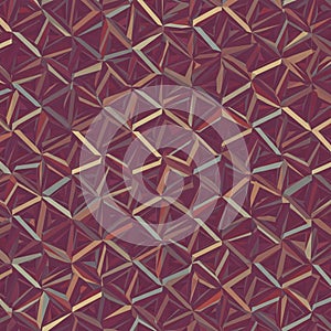 Geometric pattern composed of interlocking triangular shapes, creating a complex,