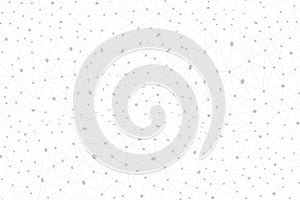 Geometric pattern with connected lines, dots, points, nodes. Graphics array background. Modern stylish polygonal