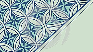 Geometric pattern corner, abstract design vector art Generative AI