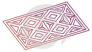 Geometric Pattern Design Abstract Vector Illustration, Modern Art, vector design Generative AI