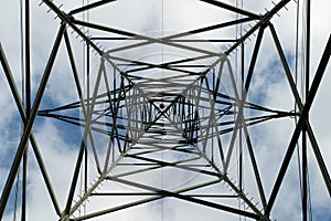 Geometric Pattern in an electricity pylon