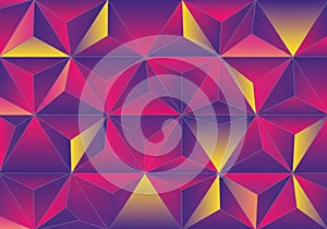 Geometric pattern featuring a 3D effect created by overlapping