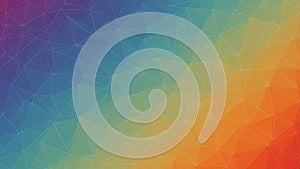 Geometric pattern featuring a gradient from purple and blue on