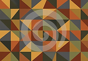 Geometric pattern featuring a grid of triangles in a repetitive,