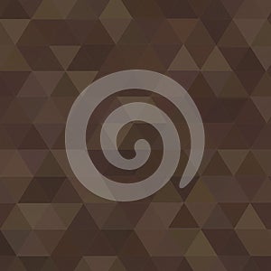 Geometric pattern featuring a grid of triangles in shades of brown.
