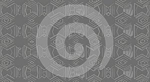 Geometric pattern featuring interlocking hexagons and diamond shapes in a