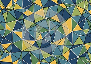 Geometric pattern featuring irregular polygons, primarily triangles,