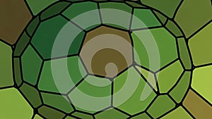 Geometric pattern featuring polygonal shapes creating a mosaic effect