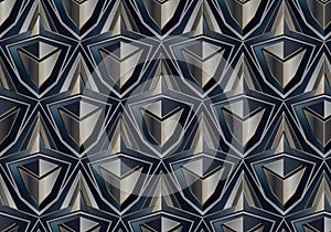 Geometric pattern featuring a repeating design