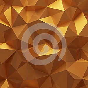 A geometric pattern featuring a series of angular, three-dimensional polygons in