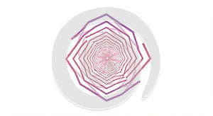 A geometric pattern featuring a series of concentric hexagons, gradually decreasing in