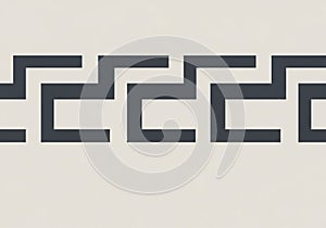 A geometric pattern featuring a series of interconnected, angular