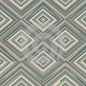 Geometric pattern featuring a series of nested diamond shapes in a symmetrical