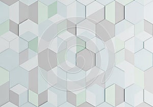 Geometric pattern featuring a tessellation of