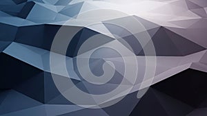 Geometric pattern featuring a three dimensional low poly design