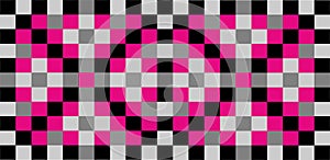 Geometric pattern. Futuristic bright design. Pink. black, grey color