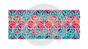 Geometric Pattern Grid, Abstract Modern Design, vector design Generative AI