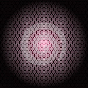 Geometric Pattern with Hexagonal Grid and Gradient Background for Backgrounds and Creative Concepts Illustration