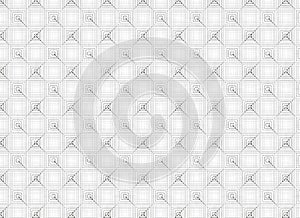 Geometric pattern with hexagonal grid and intricate line design