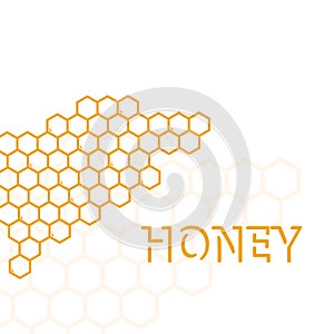 Geometric pattern with honeycomb.