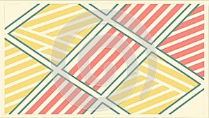 Geometric Pattern of Intersecting Diagonal Lines, vector design Generative AI