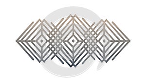 Geometric Pattern with Intersecting Lines, Modern Abstract Background Design, vector design Generative AI