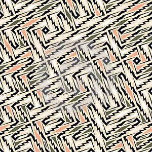 geometric pattern with jagged lines and zigzag