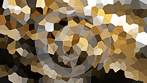 Geometric pattern, ocher color