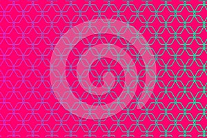 Geometric pattern with repeating hexagonal shapes featuring