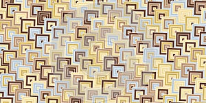 Geometric pattern with square shape overlapping