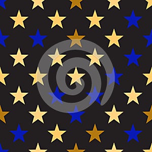 Geometric pattern with stars. Abstract seamless stars background