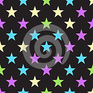 Geometric pattern with stars. Abstract seamless stars background