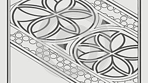 Geometric Pattern Tile Design, vector design Generative AI