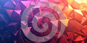 Geometric pattern with triangular shapes creating a textured surface. AIG49.