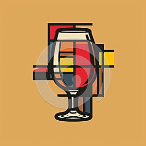 Geometric Patterns And Expressionist Colors: A Unique Beer Experience photo