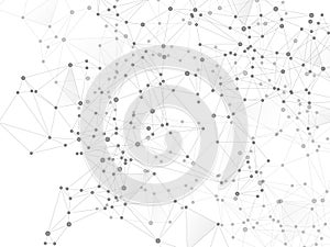 Geometric plexus structure cybernetic concept