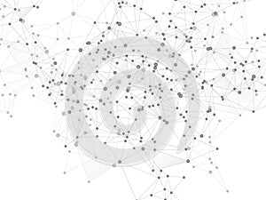 Geometric plexus structure cybernetic concept