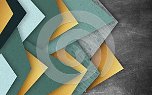 Geometric polygon, gold element, fashionable texture background,