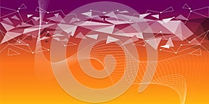 Geometric Polygonal Lowpoly Abstract Background photo