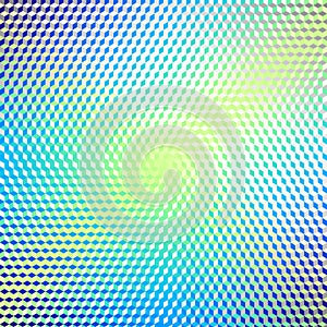 Geometric polygonal pattern of a cubes in low poly style.