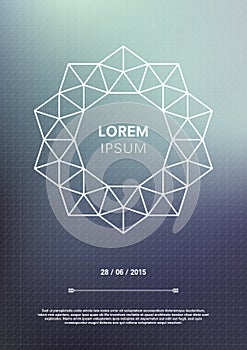 Geometric poster