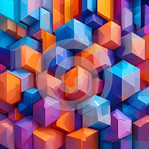 Geometric Pulse: A Bold Abstract Texture photo