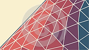 Geometric pyramid pattern, abstract and modern design. vector design Generative AI