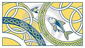 Geometric radiating pattern, abstract sunburst design element. vector design Generative AI