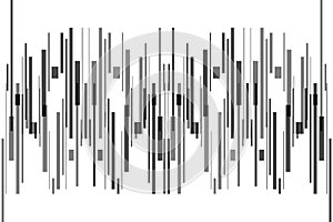 Geometric of random stripe pattern of modern style. Set 10