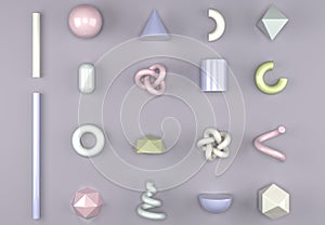 Geometric Realistic Looking Primitive Objects