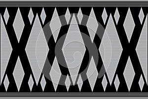 Geometric of rhombus with stripe pattern. Set 8